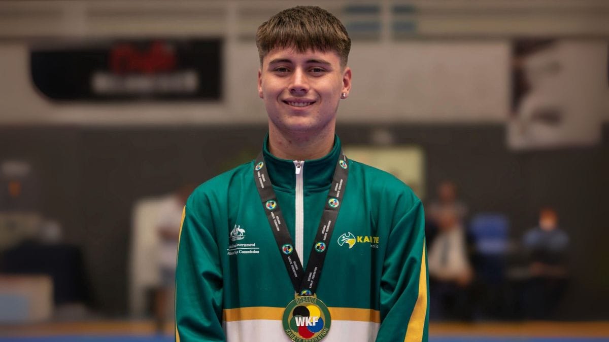 Murray Bridge's karate kid wins gold at international event