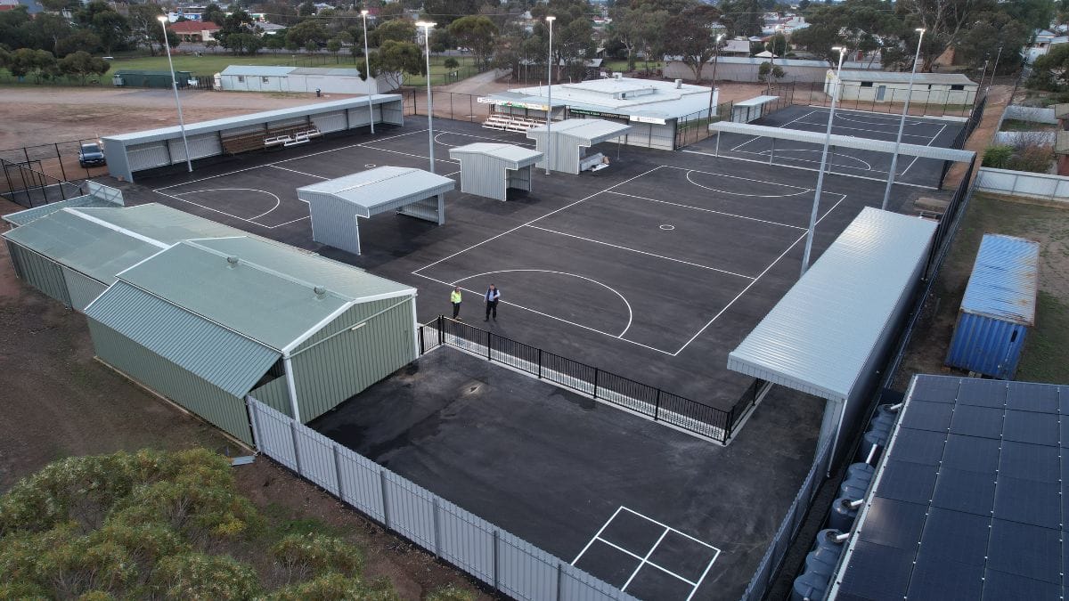 Imperials netball club to enjoy finished court upgrades