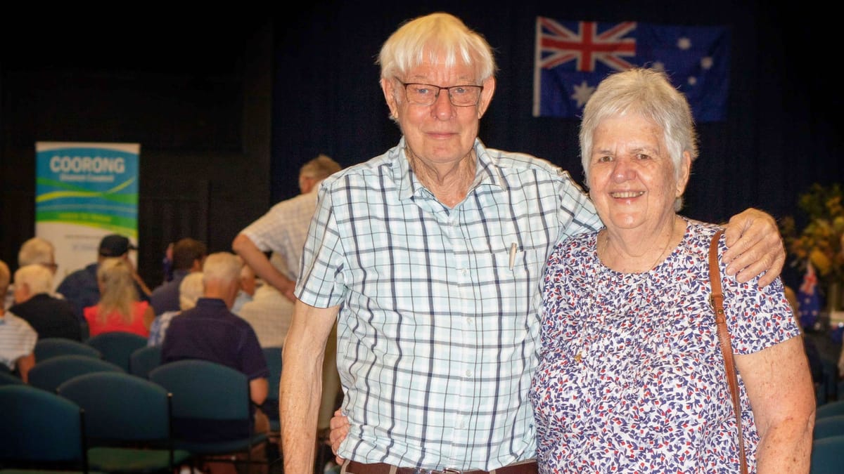 Don Green honoured with Tailem Bend citizen of the year award