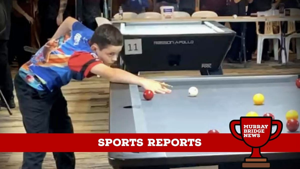 Sports reports: Murray Bridge brothers represent SA at eight-ball