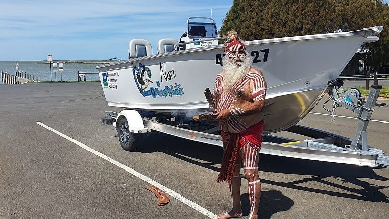 Aboard a boat with a Ngarrindjeri name, scientists will monitor the River Murray