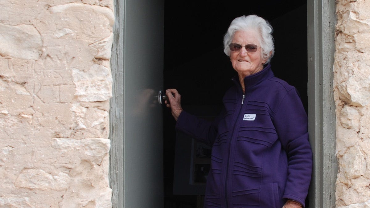 After 89 years, Ida Warner returns to her childhood schoolhouse