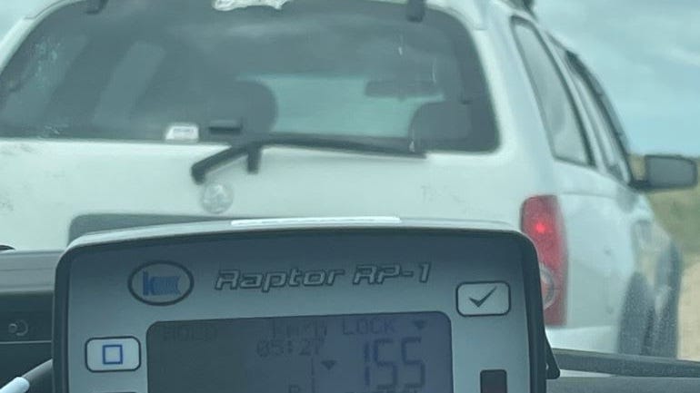 Driver fined $1814 for speeding at Wellington
