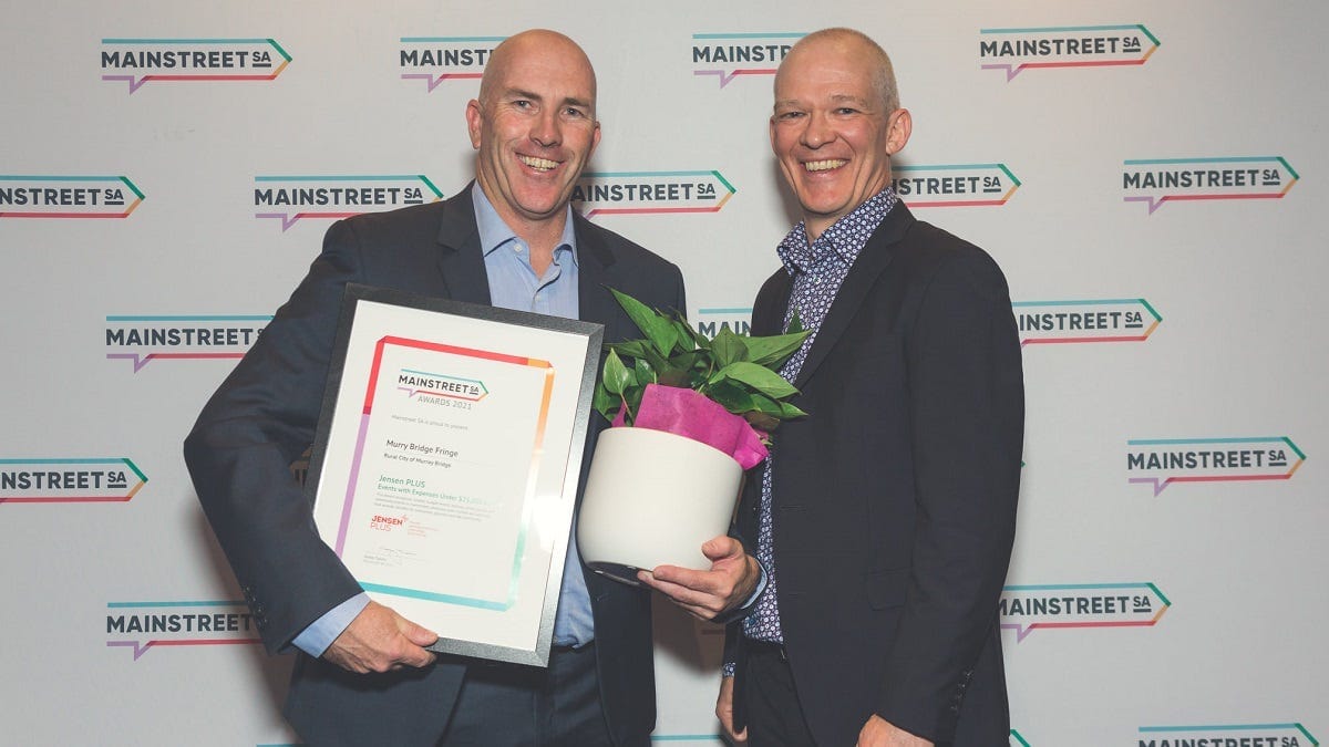 Murray Bridge Fringe wins Mainstreet SA award