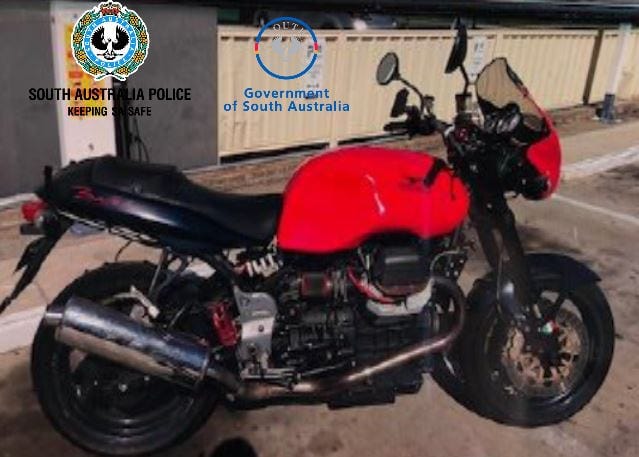 Motorbike, four-wheel drive stolen; vehicles interfered with