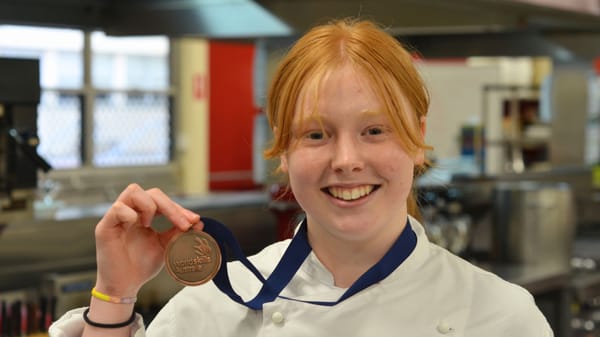 Murray Bridge cookery student wins bronze at Worldskills regionals