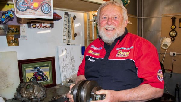 Tailem Bend's Danny Ahern reflects on 35-year motorcycle journey