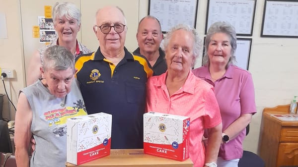 Lions cakes will bring Christmas cheer to Meals on Wheels clients