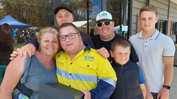 Hard-working gardener wins on International Day of People with a Disability