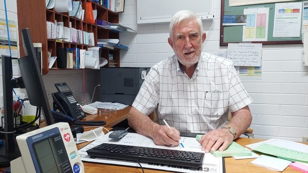 Thommo hangs up his stethoscope after 50 years at Bridge Clinic