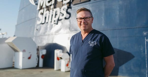 Meet the medical scientist who found himself aboard a hospital ship as a pandemic emerged