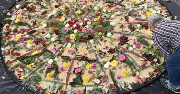 Mandala made for Mental Health Week