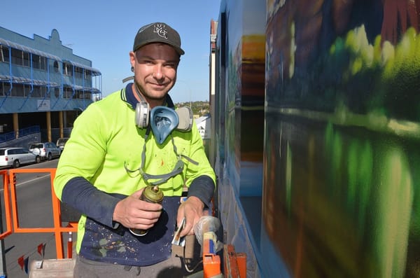 Colour splashed on Seventh Street