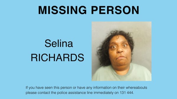 Missing woman Selina Richards may be in Murray Bridge