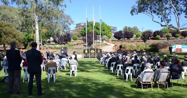War memorial, opened on Sunday, honours 120 years of servicemen and women