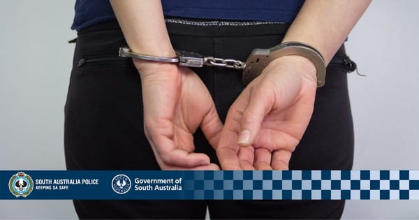 Murray Bridge woman arrested after grenade, stolen goods found in Adelaide
