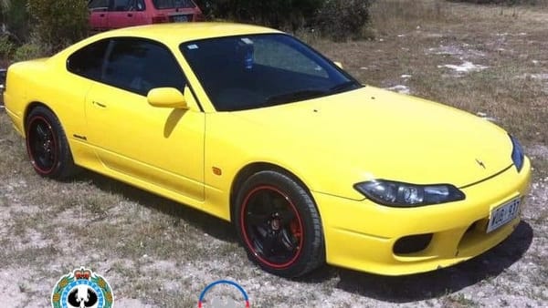 Damaged Nissan Silvia stolen at Tailem Bend