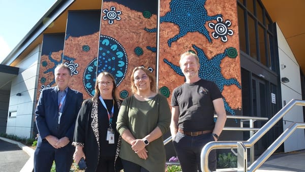 Aboriginal art makes Murray Bridge hospital a more colourful – and welcoming – place