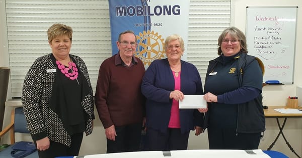 Mobilong Rotary raffle raises $4000 for Foodbank SA