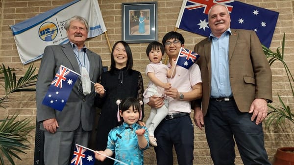 From China to Murray Bridge: Migrants take a leap on Australian Citizenship Day