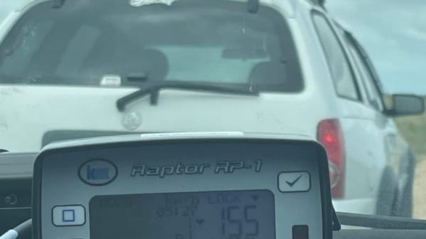 Driver fined $1814 for speeding at Wellington