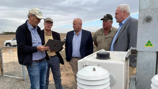 Mesonet weather station network launched at Brinkley