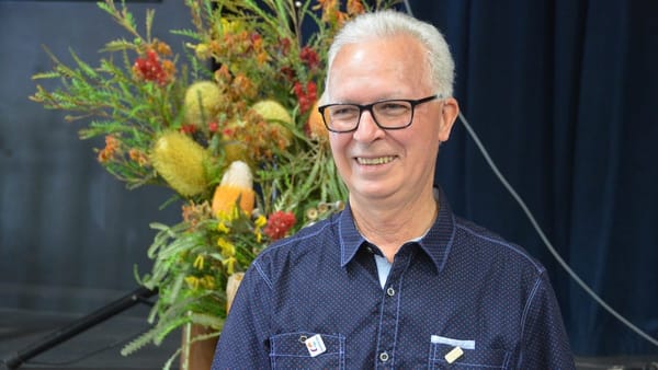 Michael Holliday named citizen of the year at Tailem Bend