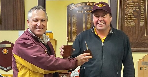 Outgoing captain, 50-year veteran recognised at shoot