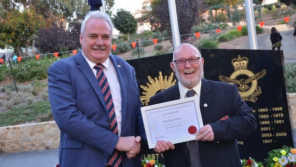 Borneo veteran honoured on Anzac Day 2021 in Murray Bridge
