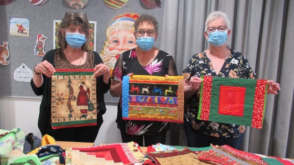 Quilters’ gifts will give Resthaven residents some extra joy at Christmas