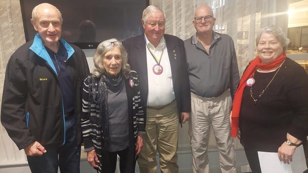 Tailem Bend Lions Club member acknowledged for 50 years of service