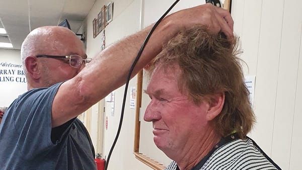 Bowlers raise more than $2500 for Movember, $1000 for Red Cross