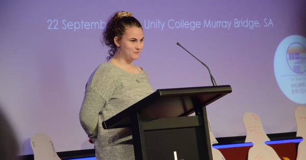 Domestic violence survivor finds her voice – and uses it to help others