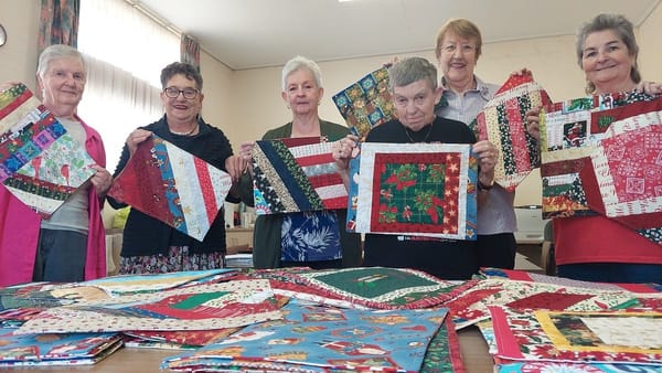 Quilters’ donations will warm hearts this Christmas