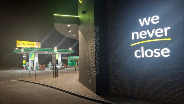 Grandmother assaulted outside 24-hour service station