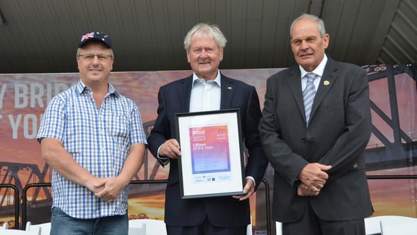 Ex-mayor Brenton Lewis named Murray Bridge’s citizen of the year